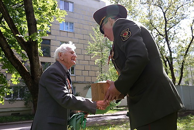 В Минске состоялась акция \"Здесь живет ветеран\"