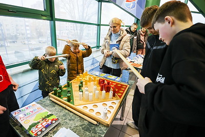 МЧС на гандбольном матче в Бресте провело акцию \"Безопасность - в каждый дом\"