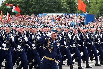 Военный парад в честь Дня Независимости прошел в Минске