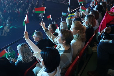 \"Время выбрало нас\": масштабный концерт \"Марафона единства\" прошел в Жлобине