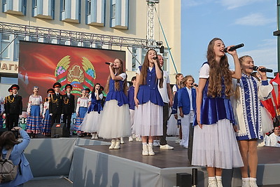 В Могилеве прошла патриотическая акция \"Беларусь, вперед!\"