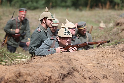 В Сморгони состоялся фестиваль с реконструкцией событий Первой мировой войны