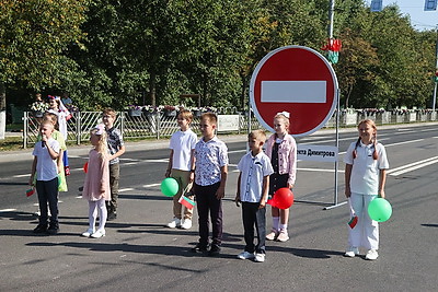 В Могилеве после реконструкции открыли проспект Димитрова