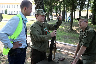Областной тур военно-патриотической игры \"Орленок\" прошел в Могилеве