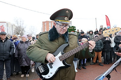 Выставка техники, плац-концерт, интерактивные площадки. Орша принимает \"Марафон единства\"