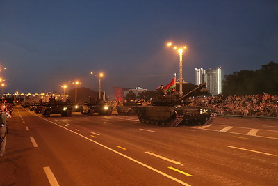 Генеральная репетиция парада в ознаменование Дня Независимости состоялась в Минске