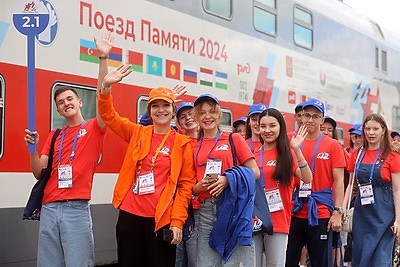 \"Поезд Памяти\" прибыл в Гродно