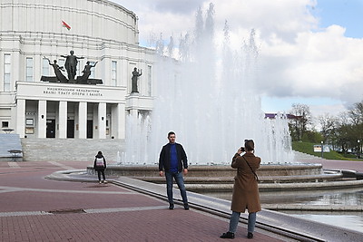 Сезон фонтанов открылся в Минске