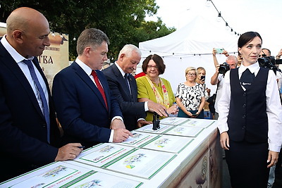 Памятное гашение специального конверта ко Дню белорусской письменности прошло в Ивацевичах