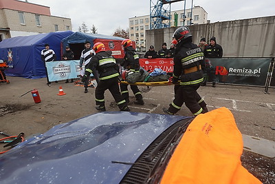 В Минске прошли соревнования по ликвидации последствий ДТП