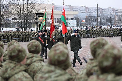 Новобранцы Гродненской погрангруппы приняли военную присягу