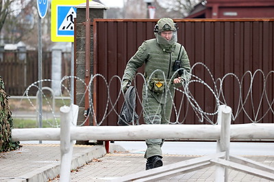 Четко и слаженно. Нападение условного противника на военный комиссариат отразили в Могилеве