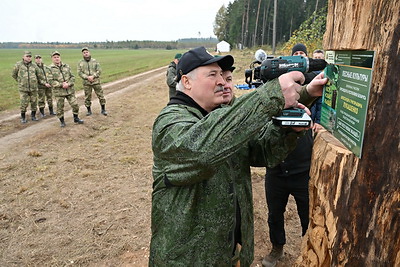 Лукашенко дал старт республиканской акции по восстановлению леса, пострадавшего после стихии