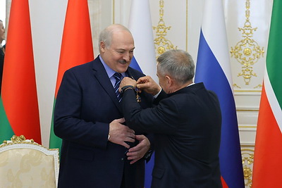 Лукашенко встретился с главой Татарстана