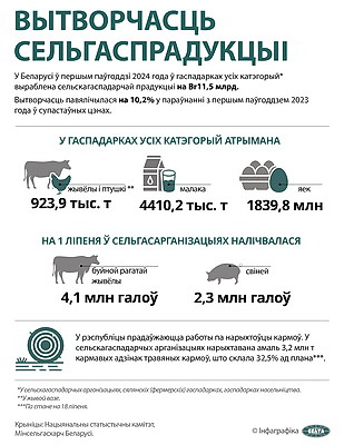 Инфографика. Производство сельхозпродукции