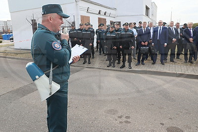 В Минске проходят учения МЧС по ресурсному обеспечению