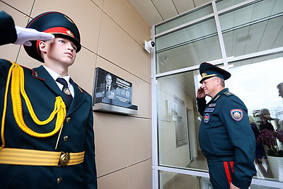 Торжественная церемония открытия пожарного депо состоялась в жилом районе \"Минск-Мир\"