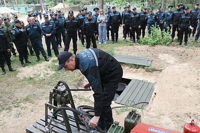 В Гомеле проходит тренировка по обеспечению ПАСО в условиях военного времени