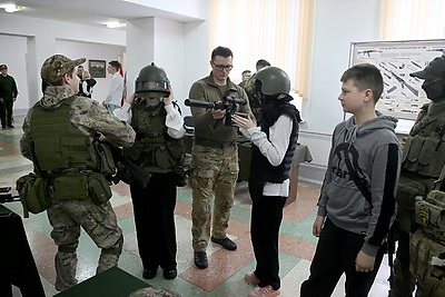 Военно-патриотическое мероприятие \"За нами будущее\" прошло в Могилеве