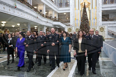 На страже мира и спокойствия. Дворец Независимости в Минске принял самую масштабную экскурсию в истории