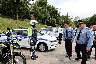 МВД и МЧС провели совместные учения в Летнем амфитеатре в Витебске