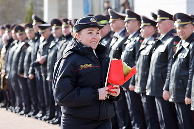 В Витебске прошли торжества, посвященные Дню белорусской милиции