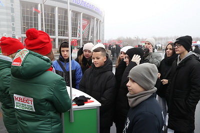 Физкультурно-оздоровительный центр \"Полесье-Арена\" открыли в Мозыре на \"Марафоне единства\"