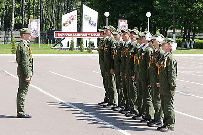 Областной тур военно-патриотической игры \"Орленок\" прошел в Могилеве