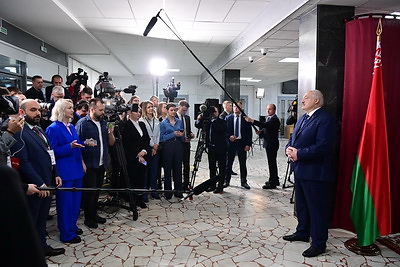 Лукашенко проголосовал на выборах депутатов Палаты представителей и местных советов