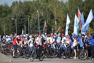 Велопробег в честь Дня народного единства состоялся в Минске