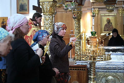 Кочанова посетила Полоцкий Спасо-Евфросиниевский монастырь