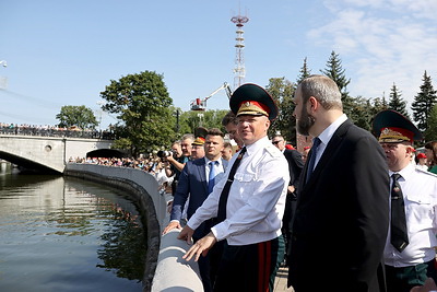 В Минске отметили День пожарной службы