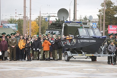 В Гродно чествовали военнослужащих Гродненской погрангруппы