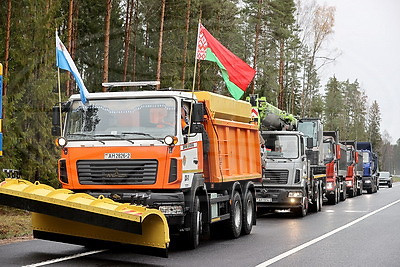 Транзитная магистраль. Участок трассы Р46 после реконструкции открыли в Полоцком районе