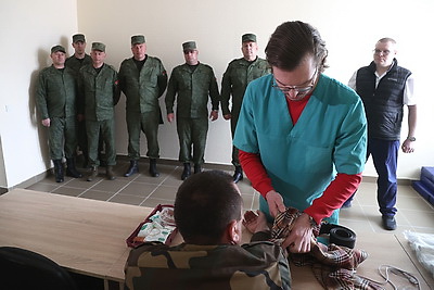 В Могилеве открыли сборный пункт военного комиссариата области