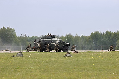 Учения с отработкой практических действий прошли в рамках военного сбора в Могилевской области