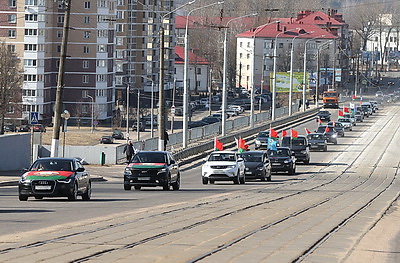 Автопробег \"За единую Беларусь\" прошел в Витебске