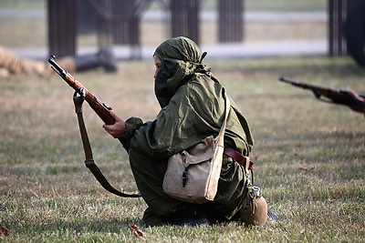 Военно-историческую реконструкцию показали гостям XXXI Дня белорусской письменности в Ивацевичах