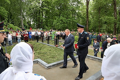 В Славгороде перезахоронили останки жертв геноцида