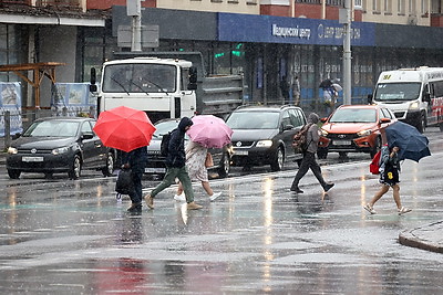 Последствия непогоды в Минске