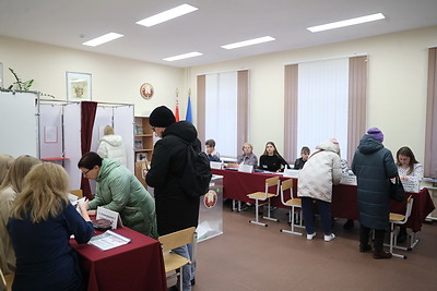 ЕДГ: в Минске на избирательных участках идет голосование