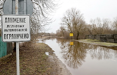 Подтопления паводковыми и талыми водами зафиксированы в Петриковском районе