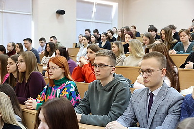 Дурнов встретился со студентами и преподавателями Витебского медуниверситета