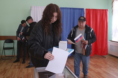 На избирательных участках в Беларуси состоялись выборы Президента России