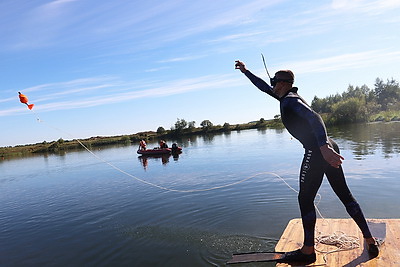 В Беларуси проходит конкурс профмастерства среди водолазов и пловцов-спасателей МЧС