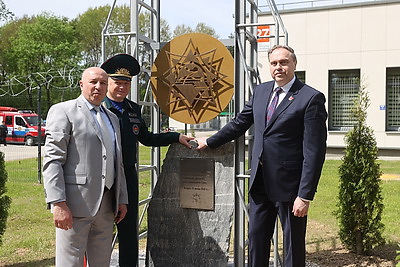 Новое пожарное депо открылось в молодом гродненском микрорайоне Грандичи