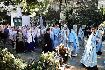 Рождество Пресвятой Богородицы праздновали православные верующие Гродно