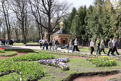 Весенний день в Гомельском парке