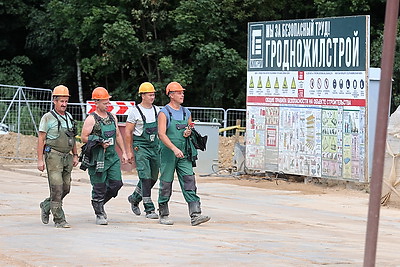 Караник: стройка новой больницы в Гродно идет в строгом соответствии с графиком