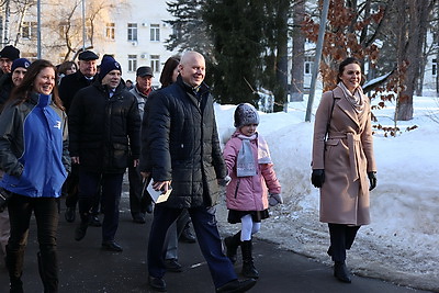 Основной и дублирующий экипажи ЭП-21 в Звездном городке торжественно проводили на Байконур